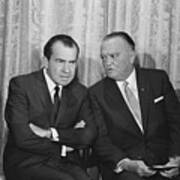 President Richard Nixon And F.b.i Art Print