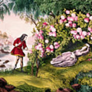 Print Depicting The Prince Discovering Art Print
