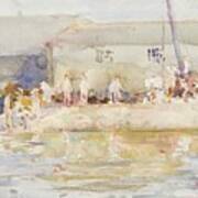 Quay Scamps, 1896 Art Print