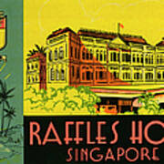Raffles Hotel Art Print