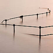 Railings At Old Bathing Pools In St Art Print