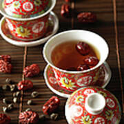 Red Dates Jasmine Tea Art Print