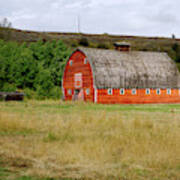 Red Lodge Mt Barn Art Print