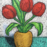 Red Tulips Art Print