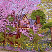 Redbud Art Print