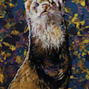 Regal Ferret Art Print