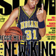 Reggie Miller: The New King Slam Cover Art Print