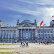 Reichstag Building Seat Of The German Parliament Art Print