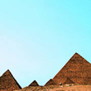 Replica Of The Great Pyramid Of Giza Art Print