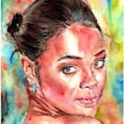 Rihanna Portrait Art Print