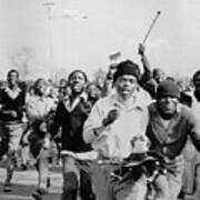 Rioting In Soweto Art Print