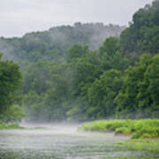 River Mist Art Print