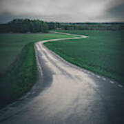 Road In The Countryside Art Print