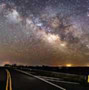Road To Milky Way Art Print