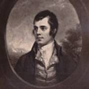 Robert Burns Scottish Poet 19th Century Art Print