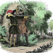 Robin Hood Legendary English Folk Hero Art Print