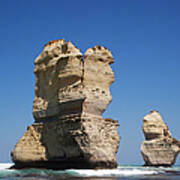 Rock Pillars In Tasman Sea Along Great Art Print