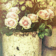 Romantic French Roses Art Print