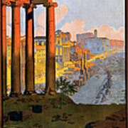 Rome Travel Poster Art Print