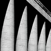 Row Of Pillars Art Print