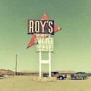 Roy's Motel And Cafe Route 66 #1 Art Print