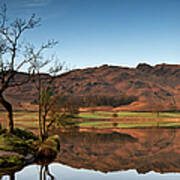 Rydal Water In The Lake District Art Print