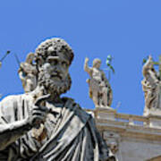 Saint Peter Statue 2076 Art Print