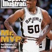 San Antonio Spurs David Robinson... Sports Illustrated Cover Art Print