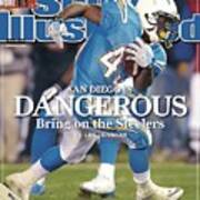 San Diego Chargers Darren Sproles, 2009 Afc Wild Card Sports Illustrated Cover Art Print