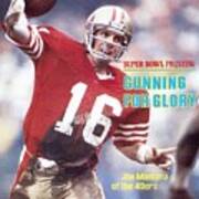 San Francisco 49ers Qb Joe Montana... Sports Illustrated Cover Art Print