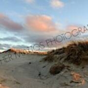 Sand Dunes And Clouds Art Print