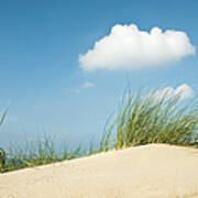 Sand, Grass And Sky Art Print