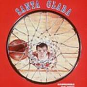 Santa Clara Bud Ogden Sports Illustrated Cover Art Print