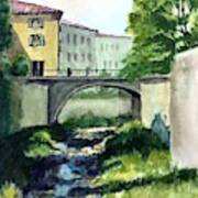 Bridge In Italy Art Print