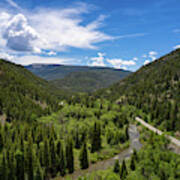 Scenic Colorado View Art Print