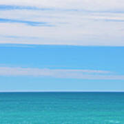 Sea And Sky And Clouds Art Print