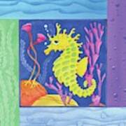 Sea Friends - Seahorse Art Print