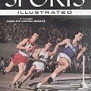 Seton Hall Charles Maute, 1955 Nyac Indoor Games Sports Illustrated Cover Art Print