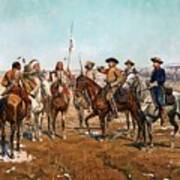 Sheridan's Campaign Custer's Demand Art Print