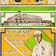 Shibe Park Grand Opening Philadelphia Athletics 1909 Vintage Retro Baseball Art Art Print