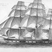 Ship, 19th Century Art Print