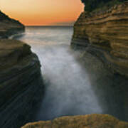 Sidari Cliffs.... Art Print