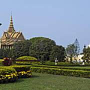 Silver Pagoda, Royal Palace, Phnom Penh Art Print