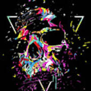 Skull X Art Print