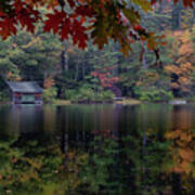 Small Pond New Hampshire Autumn Art Print