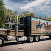 Smokey And The Bandit - 1973 Kenworth 18 Wheeler Art Print