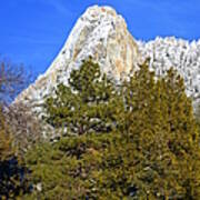 Snow On Lily Rock - Idyllwild Art Print