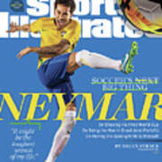 Soccers Big Thing Neymar Sports Illustrated Cover Art Print