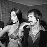 Sonny And Cher Get Together In Their Art Print