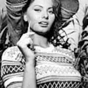 Sophia Loren In The River Girl -1955- -original Title La Donna Del Fiume-. Art Print
